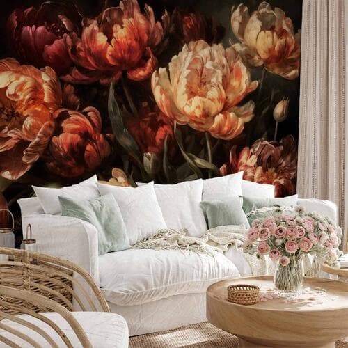 Fototapeta Kwitnące tulipany 300×210 cm, flizelina standard