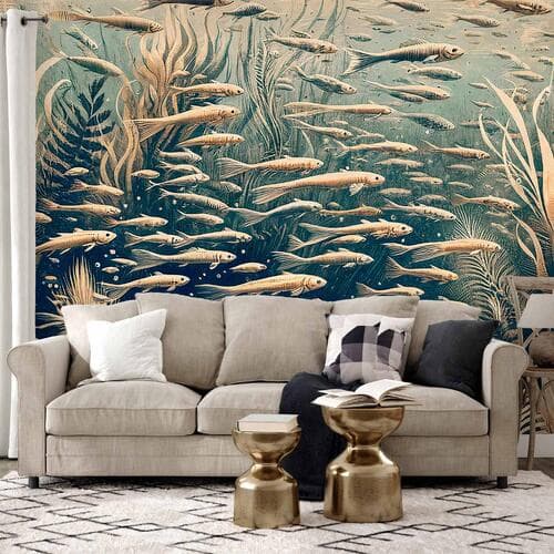 Фотообои Oceaniczna przyroda 98×70 см, самоклеящийся материал