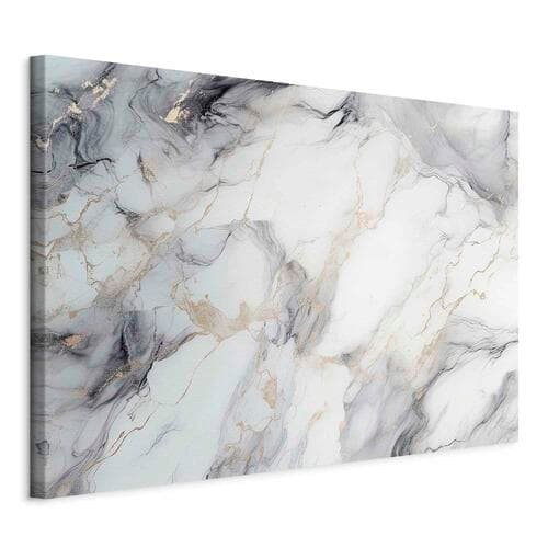 Obraz na płótnie Elegancki marmur - kamienne struktury w neutralnych kolorach 120×80 cm, płótno standard