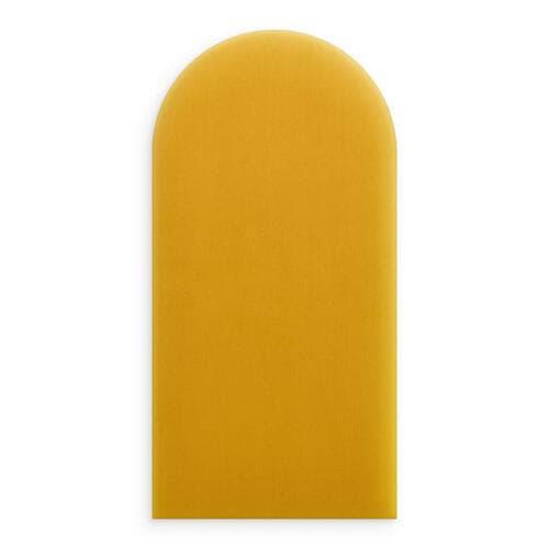 Panel tapicerowany Magic Velvet Żółty 30cm 30×80 cm