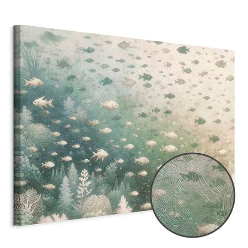 Leinwandbild Morski świat 30×20 cm, Standardleinwand