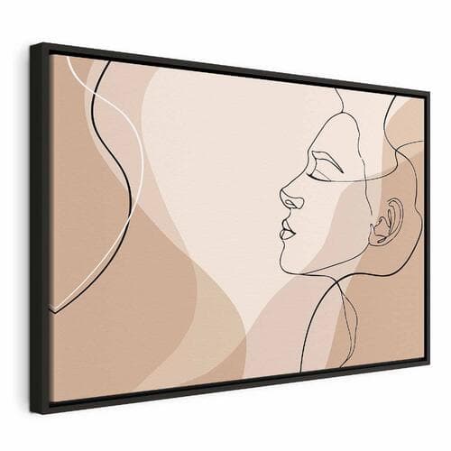 Obraz na płótnie Kobieca linia 60×40 cm, płótno standard