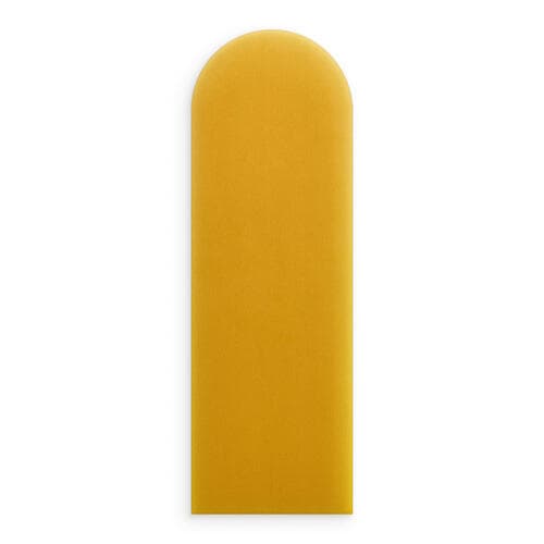 Panel tapicerowany Magic Velvet Żółty 20cm 20×60 cm