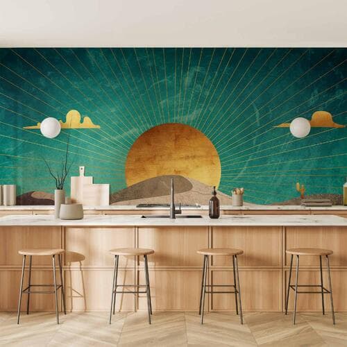 Wall mural Poranek na pustyni 500×350 cm, waterproof material