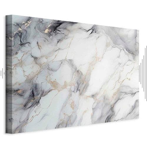 Leinwandbild Elegancki marmur - kamienne struktury w neutralnych kolorach 30×20 cm, Standardleinwand
