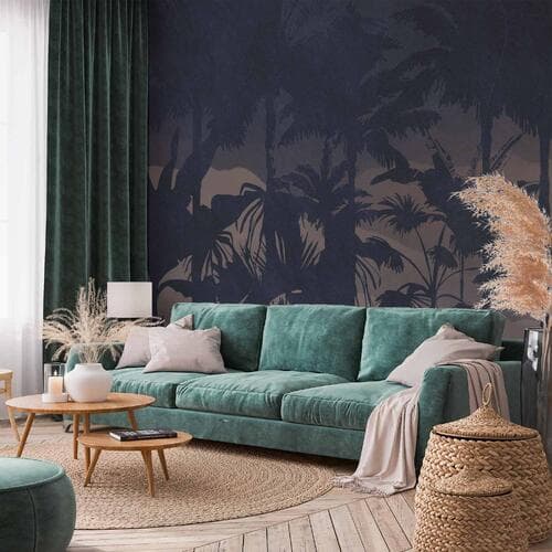 Фотообои Dżungla nocą 500×350 см, флизелин стандарт