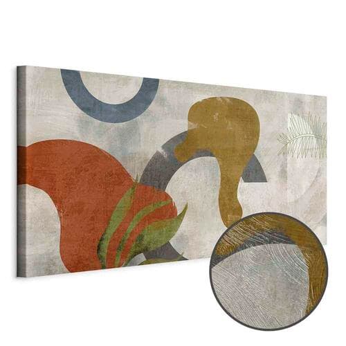 Leinwandbild Miraż kształtów 60×30 cm, Standardleinwand