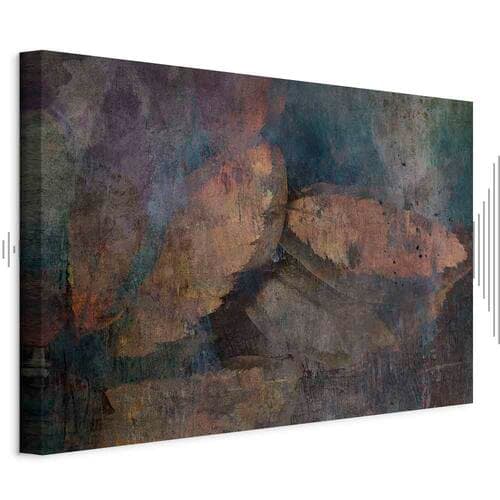 Obraz na płótnie Miedziane liście szeroki 30×20 cm, płótno standard