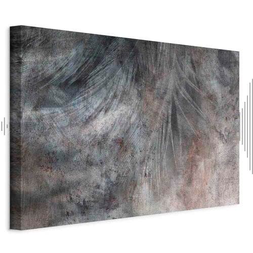 Obraz na płótnie Szarość pióra szeroki 30×20 cm, płótno standard