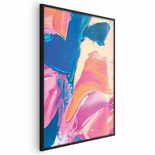 Poster Kolorowa Ekspresja - mocne kontrasty w energetycznej kompozycji 21×30 cm