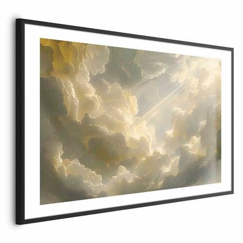 Plakat Zachwycająca gra kolorów na tle chmur 30×21 cm
