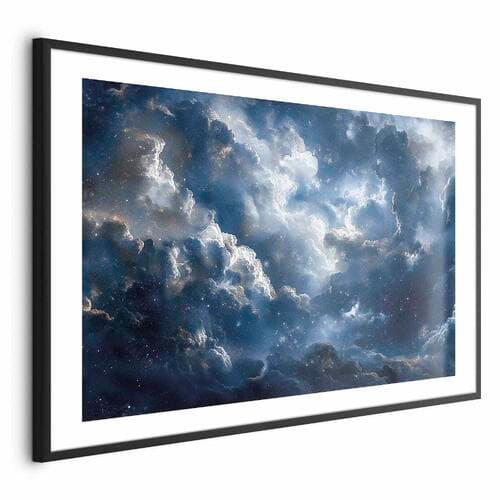 Plakat Astronomiczne cuda: Chmury i gwiazdy w harmonijnym połączeniu 30×21 cm