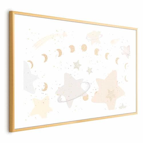 Постер Księżyc i gwiazdy 90×60 см