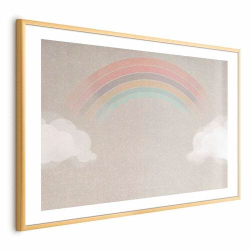 Plakat Tęcza w deszczu 60×40 cm