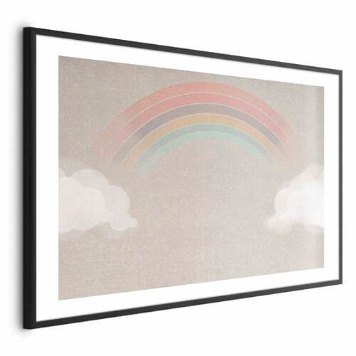 Plakat Tęcza w deszczu 30×21 cm