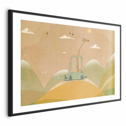 Poster Podróżująca żyrafa 42×30 cm