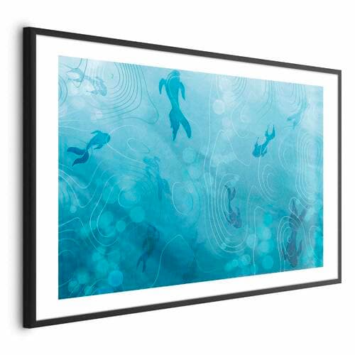 Plakat Japoński staw 30×21 cm