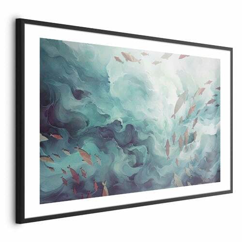 Plakat Ryby w oceanie 60×40 cm
