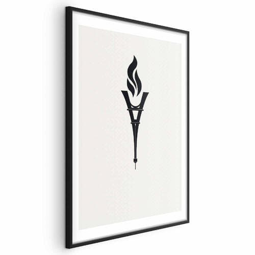 Poster Znicz w kształcie wieży Eiffla 40×60 cm