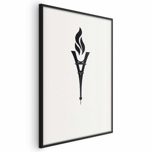 Poster Znicz w kształcie wieży Eiffla 21×30 cm