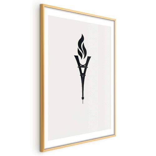 Poster Znicz w kształcie wieży Eiffla 30×42 cm