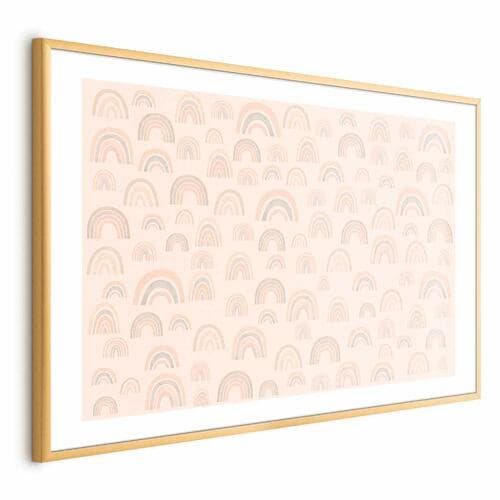 Plakat Pastelowe tęcze 60×40 cm