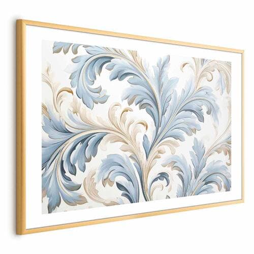 Plakat Barokowe pnącze w jasnych barwach 60×40 cm