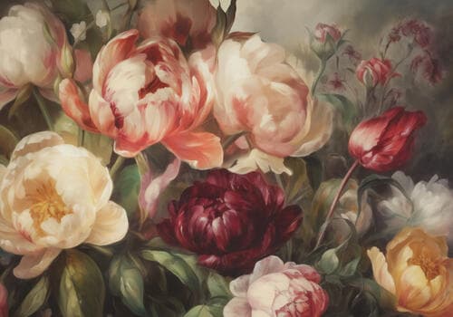 Fototapete Kwiaty FT-450748 100×100 cm, Vlies Standard