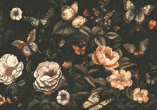 Fototapete Kwiaty FT-450746 100×100 cm, Vlies Standard