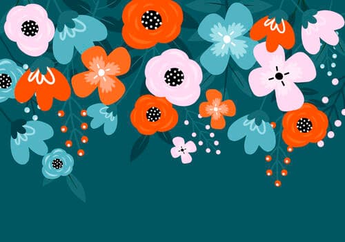 Fototapete Kwiaty FT-450528 100×100 cm, Vlies Standard