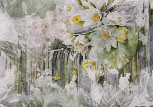 Fototapete Kwiaty FT-450516 100×100 cm, Vlies Standard