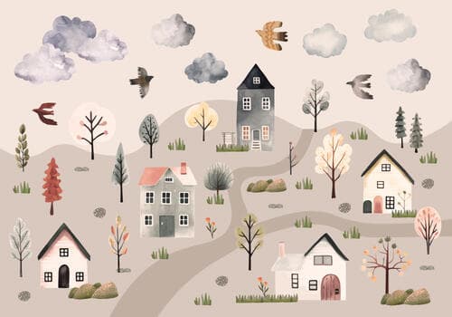 Fototapete Dla dzieci FT-450470 100×100 cm, Vlies Standard