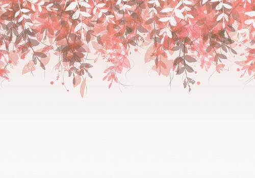 Fototapete Liście FT-450285 100×100 cm, Vlies Premium