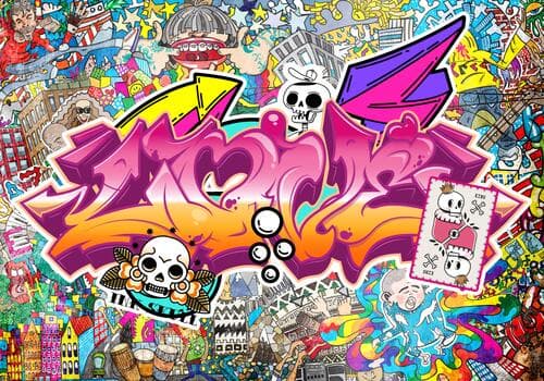 Фотошпалери Street art FT-450175 100×100 см, флізелін стандарт