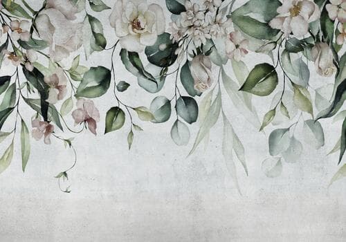 Wall mural Kwiaty FT-450082 100×100 cm, premium non-woven