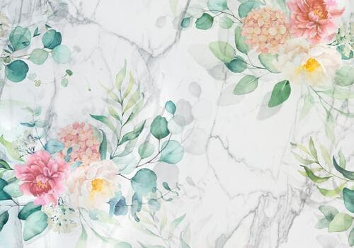 Wall mural Kwiaty FT-450034 100×100 cm, premium non-woven