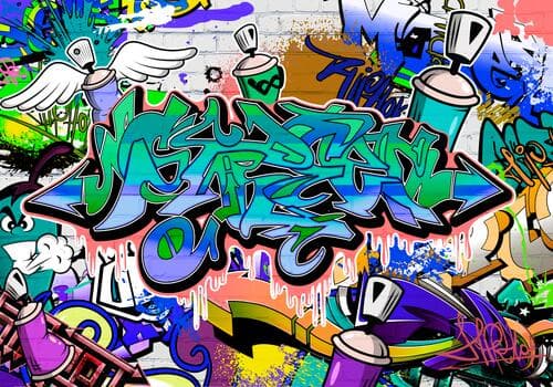 Wall mural Street art FT-449982 100×100 cm, premium non-woven