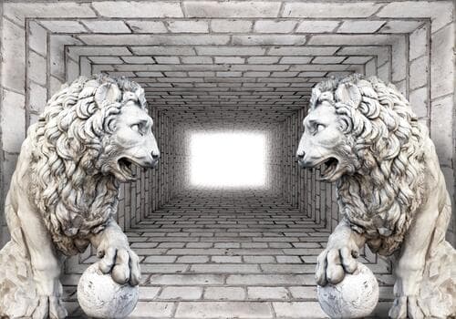 Fototapete 3D FT-449974 100×100 cm, Vlies Premium