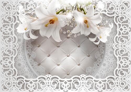 Фотообои Kwiaty FT-449935 100×100 см, флизелин стандарт