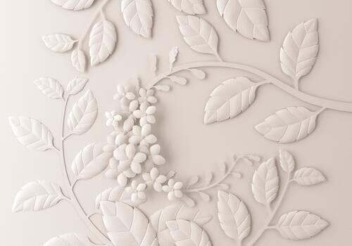 Wall mural Kwiaty FT-449934 100×100 cm, premium non-woven