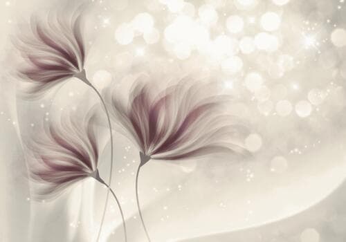 Фотообои Kwiaty FT-449930 100×100 см, флизелин стандарт