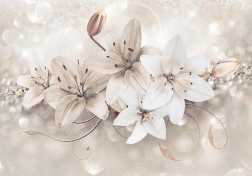 Фотообои Kwiaty FT-449916 100×100 см, флизелин стандарт
