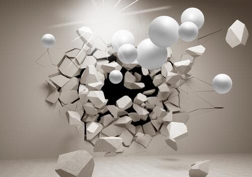 Fototapete 3D FT-449897 100×100 cm, Vlies Premium