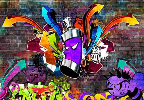 Fototapeta Street art FT-449868 100×100 cm, flizelina premium