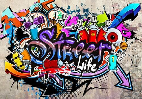 Fototapeta Street art FT-449861 100×100 cm, flizelina premium