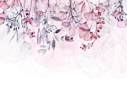 Wall mural Liście FT-449787 100×100 cm, premium non-woven