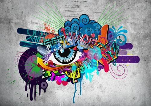 Fototapete Street art FT-449766 100×100 cm, Vlies Premium