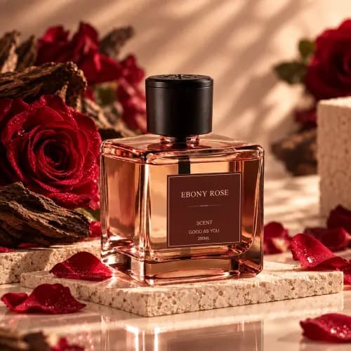 Perfumy do wnętrz Ebony Rose 200 ml – elegancki spray zapachowy do domu i biura