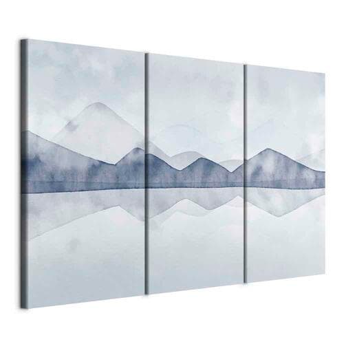 Leinwandbild Jezioro w górach 120×80 cm, italienische Leinwand