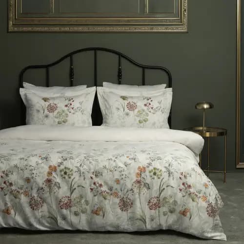 Pościel satynowa rodzinna 2x160x220 KATY – bawełna 200 TC, 7 elementów